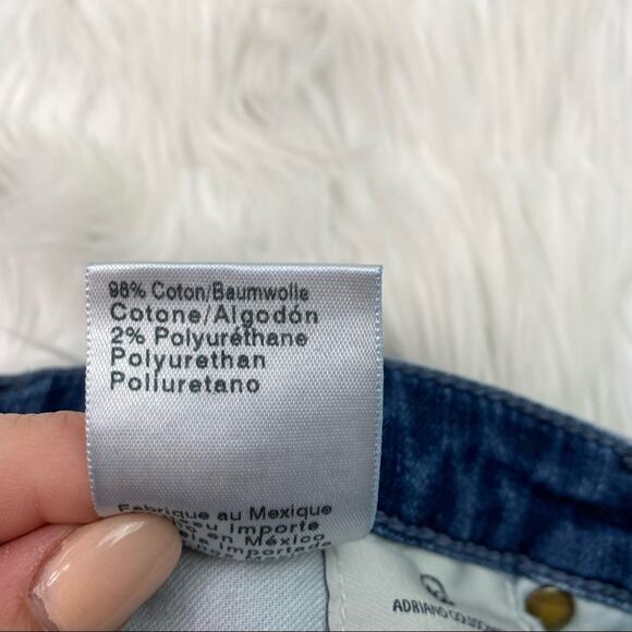 AG The Stilt Roll-Up Cigarette Jeans Blue Size 27 - Picture 9 of 11